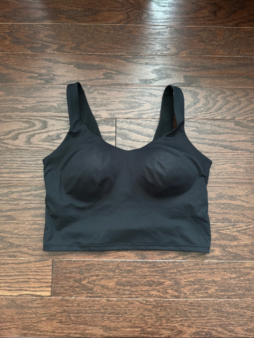 Old Navy Black Seamless Padded Sports Bralette